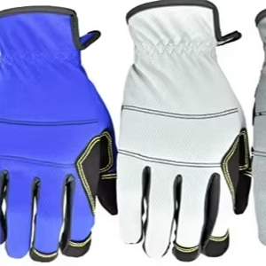 <span class=keywords><strong>Guantes</strong></span> de Trabajo y Mecánica Multiusos para Adultos, Cuero PU Completo, Transpirables, Colores Surtidos, Paquete Grande de 3 Pares, Talla Grande, Hechos en EE. UU. - Product Image 2