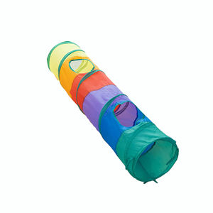 Produttore all'ingrosso arcobaleno a forma di S <span class=keywords><strong>Tunnel</strong></span> del gatto giocattoli piegare <span class=keywords><strong>Tunnel</strong></span> per animali domestici interattivo di passaggio del gatto giocattoli per il cucciolo di coniglio del gattino - Product Image 2