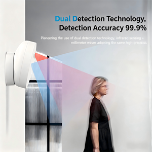 Zigbee Smart Home Motion Sensor - <strong>Microwave</strong> Radar Induction, High-Precision Human <strong>Detection</strong>, Seamless Integration - Product Image 5