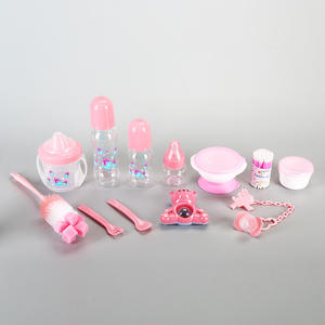 Ensemble de biberons pour bébé de haute qualité, rose et bleu, ensemble cadeau de biberons pour bébé en Chine avec tasse à biberon, jouets, bol, ensemble d'alimentation - Product Image 6