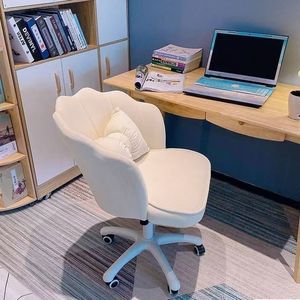 Petal Chair for Office Beauty Shop Home Convenient Rocking Flexible <b>Plastic</b> Legs Convenient <b>Wheel</b> for Dining Bedroom Living - Product Image 3