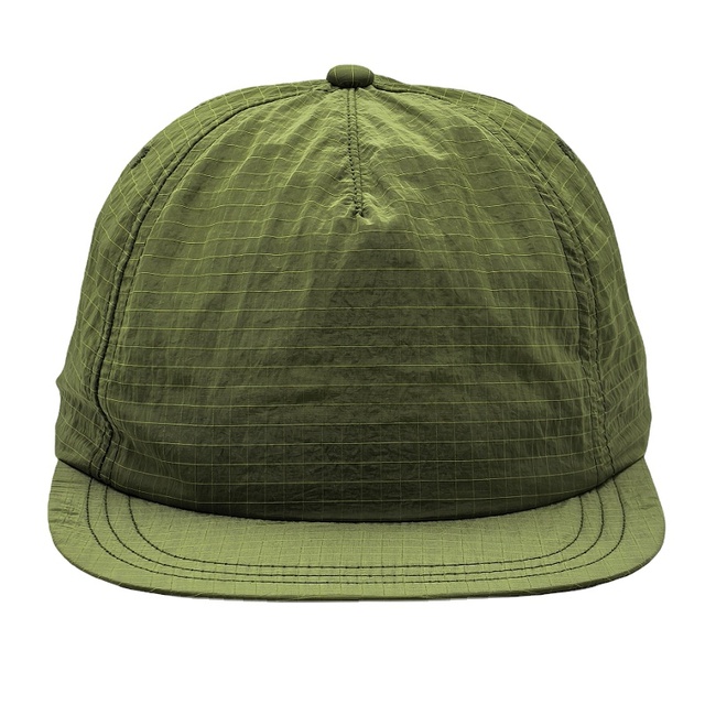 RTS 5-Panel Unstructured Quick-Drying Nylon Sports Cap with Short Flat Brim Waterproof Climbing Hat