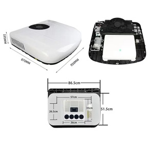 Điện xe buýt trên mái nhà Xe Tải Điều hòa không khí 12V 24V bãi đậu xe RV Caravan điều hòa không khí giá rẻ giá nhà máy trực tiếp bán <span class=keywords><strong>AC</strong></span> <span class=keywords><strong>uint</strong></span> - Product Image 1
