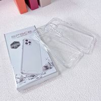 Couverture d'accessoires de coque de téléphone portable en acrylique transparent du fournisseur d'origine pour Iphone 11 12 13 14 15 16 17 Pro Max