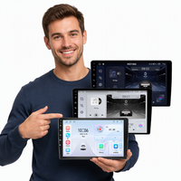 Système de navigation automobile DeYongwang Android à grand écran OLED 9/10 pouces, résolution 1024x600, tout-en-un pour CarPlay sans fil