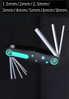 Juego de herramientas de llave hexagonal plegable de llave hexagonal de nuevo tipo Vender bien