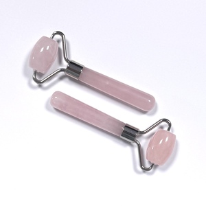 100% Natural Mini Face Massage Anti puffiness rose quartz <b>jade</b> <b>roller</b> - Product Image 6