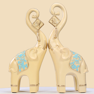 Sculpture Feng Shui porte-bonheur, Statue en forme d'éléphant - Product Image 3