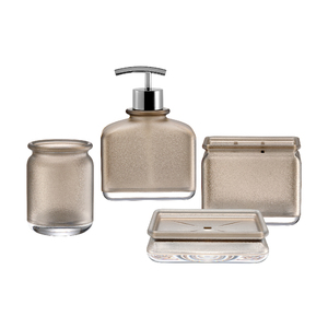 Brun tous les jours salle de bain accessoire porte-savon porte-brosse à dents gobelet distributeur de savon toilette coton pot distributeur de lotion - Product Image 1