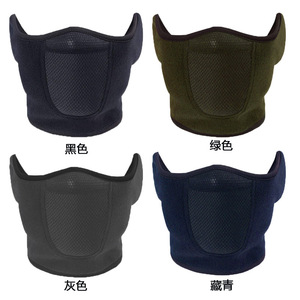 Masque de cyclisme à demi-couverture en maille coupe-vent pour l'hiver, protection du visage en plein air, unisexe - Product Image 2