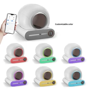 Hot-Selling Fully <strong>Automatic</strong> Large Smart Cat <strong>Litter</strong> Box Electric Toilet Cleaning Deodorizing Enclosed Plastic <strong>Tray</strong> for Cats for - Product Image 4