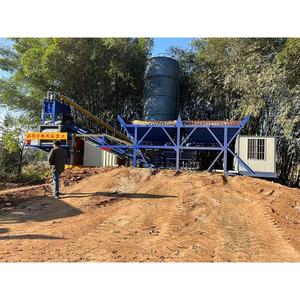 Nouvel équipement béton PLC Machines de fabrication de briques 30cbm par heure Capacité <span class=keywords><strong>Beton</strong></span> Mix Ciment Bétonnière Centrale à béton - Product Image 6