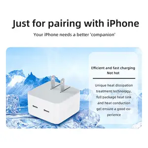 Power Supply Manufacturer Pd Fast Charger 40w Dual C-port Power Adapter Fast Charging 3.0c USB Wall Charger