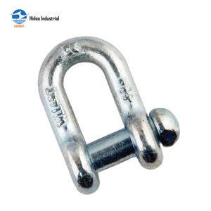 Manille de pêche commerciale de type <span class=keywords><strong>D</strong></span> HIDEA en acier au carbone forgé à froid, trempé, électrogalvanisé, facteur de sécurité 5:1 - Product Image 2