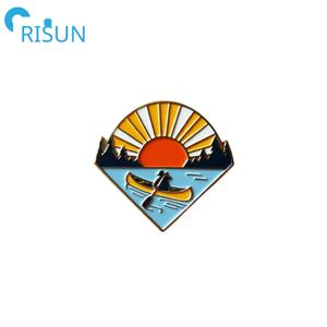 Fabrication de canoë-kayak en métal émail épingle insigne personnalisé canoë kayak pagaie sport kayakiste canotage et pagaie épinglette - Product Image 5