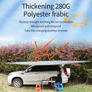 Auvent <span class=keywords><strong>de</strong></span> voiture tout-terrain 4x4 robuste, autoportant, à 180 degrés, avec éclairage LED - Product Image 5