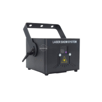 Projecteur laser RGB DMX512 pleine couleur 2W / 3W / 4W, activé par le son et à effet automatique, pour DJ, discothèque, soirée