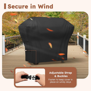 Housse de barbecue robuste, imperméable et résistante aux UV, 52 pouces, pour barbecue extérieur, fabrication OEM - Product Image 6