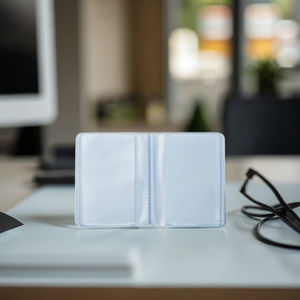 Визитная карточка с логотипом на заказ, тонкий ПВХ держатель для удостоверения личности, пластиковый устричный кошелек, с высокой видимостью, рукава для карт - Product Image 1