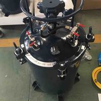 Réservoir de peinture à pulvérisation commercial de 10 à 60 gallons avec agitateur de mélange à air comprimé