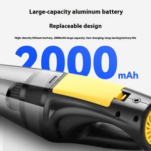 مكنسة كهربائية لاسلكية محمولة صغيرة عالية القوة للاستخدام الرطب والجاف في السيارة مع قوة شفط عالية - Product Image 4