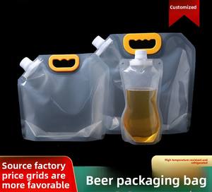 Sac de rangement de buse de ruban adhésif transparent de grande capacité avec design pliable pour le stockage de l'eau de randonnée et l'utilisation de la bière - Product Image 4
