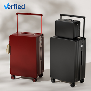 Modern Light Weight Spinner Travel Luggage Set Custom Luggage Tags PC Durable Eco-Friendly Portable Business Customized Suitcase