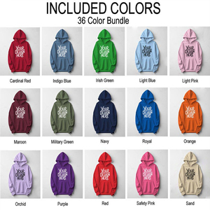 Tùy Chỉnh Áo Len 400 GSM Nặng Trọng Lượng Lông Cừu Áo Chất Lượng Cao Áo Thun Áo Len Với Mui Xe Tùy Chỉnh Người Đàn Ông In Áo - Product Image 2