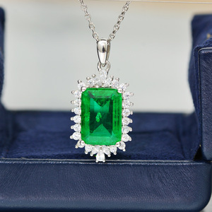 Personalizado nuevo gran oferta colgante 925 plata esterlina rodio plateado elegante delicado mujeres diario collar de joyería fina - Product Image 2