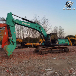 Excavadora de cadenas Kobelco 350 usada, de segunda mano, marca original japonesa, 350 toneladas, excavadora de gran tamaño Komatsu, excavadora sobre orugas. - Product Image 2