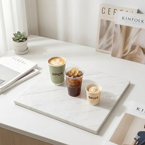 ชุดกล่องเบเกอรี่คอมโบ ขนมปังและถ้วยกาแฟ พร้อมถาดกระดาษ สำหรับร้านเบเกอรี่และร้านกาแฟ - Product Image 5