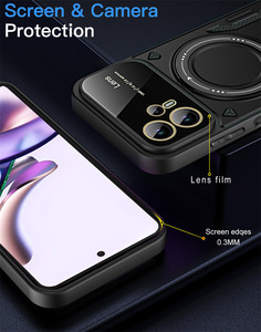 Coque magnétique pour appareil photo Tecno Spark Go 20 pro 20 10 / 10 Pro 10C 20C / <span class=keywords><strong>Pop</strong></span> 7 Pro 7 8 Protection d'objectif de caméra Support rotatif Couverture arrière - Product Image 6