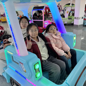 All'aperto quattro persone elettrico Babos auto <span class=keywords><strong>giocattolo</strong></span> quadrato divertimento auto bambino genitore-bambino del passeggero paraurti auto disponibile - Product Image 5