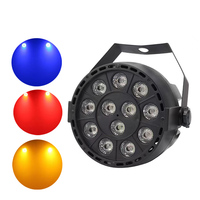 Nouveau produit Plastique 12 pièces 3w Mini LED Plat Par Lumière pour scène