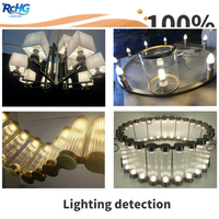 Lámpara Colgante de Cristal LED, Ahorro de Energía, Temperatura de Color Ajustable, Ángulo de Haz de 360°, 2 Años de Garantía, Diseño Moderno