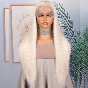 Raw Indiano Loira Peruca de Cabelo Humano com HD Lace Front Glueless M-Shaped Lagos Hairline Confortável e Durável para Lace Frontal - Product Image 6