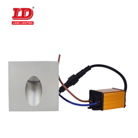 Lampe d'escalier à LED 3W pour terrasse, jardin, enterrée, enterrée, allée enterrée, lumière souterraine à émission latérale