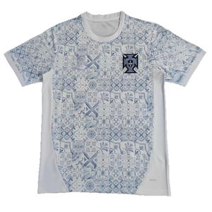 Camiseta de fútbol de entrenamiento de la serie Portugal 25-26 para fanáticos locales y visitantes Tecnología de corte automatizado para la temporada de verano - Product Image 5