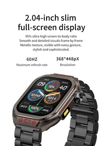 2026 New 2.01inch Big Screen Smart <strong>Watch</strong> Zw10 Max Ultra-thin Insensitive Knob Sos <strong>Flash</strong> With Two Straps SmartWatch - Product Image 2