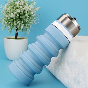 Bouteille d'eau pliable en silicone 400 ml pour sport et voyage, vente en gros à prix réduit, collection 2026 - Product Image 6