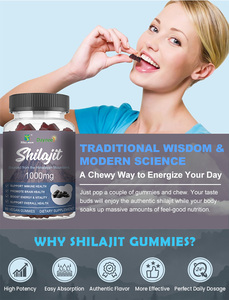 Winstown Shilajit Biotina Vitaminas Proteína Colágeno Multivitamínico Gomitas 60 Gomitas/botella - Product Image 6