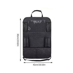 Multifunktion ale Leder-Auto organisatoren-Autoteile-Aufbewahrung tasche Hängende Aufbewahrung tasche für Autos itz lehnen für alle Modelle - Product Image 6