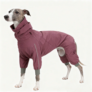 Veste coupe-vent légère en polyester pour chien, 4 pattes, durable, hydrofuge, réfléchissante, pliable, facile à mettre et à enlever, toutes saisons - Product Image 5