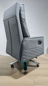 <span class=keywords><strong>เก้าอี้</strong></span>สำนักงานปรับระดับได้ รุ่น FoShan Ergonomic Modern Comfortable Durable  หุ้มหนังแท้ ดีไซน์หรูหรา พร้อมปรับความสูงและมุมเอียงได้ - Product Image 4