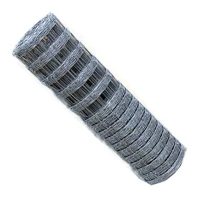 1.55m height galvanized 150mm vertical wire distance 100m long fixed knot game fence/field fence wire