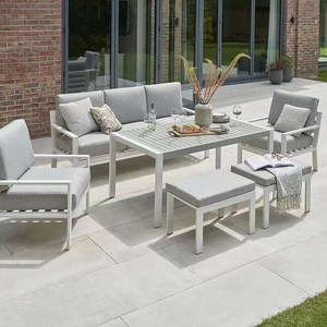 Sofá Seccional de mimbre para jardín, cama <span class=keywords><strong>reclinable</strong></span> lateral de madera para Patio, Aire libre, alta calidad, precio directo de fábrica - Product Image 5