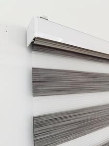 Hiện đại 100% polyester Linen như bán màn Hướng dẫn sử dụng cơ giới rèm được xây dựng trong Zebra Rèm cho pháp Windows - Product Image 5