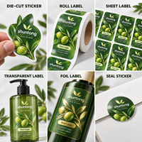 Étiquette de bouteille de shampoing, impression couleur intégrale, brillante, autocollante, emballage cosmétique, étiquette OEM