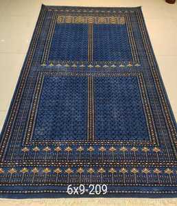 Vintage Style Hand Knotted Wool Carpet Rug Handmade Non Slip Floor Covering for Living Room Bedroom Decorative Rug - Product Image 3