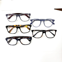 Nouvelles Lunettes de Luxe Tendance en Acétate Massif Effet Œil de Chat Unisexe Adulte Monture Complète Polie à la Main Confortables pour Usage Quotidien Protection Oculaire